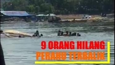 Detik-Detik Perahu Terbalik di Waduk Kedungombo Boyolali, 9 Orang Wisatawan Hilang