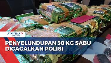 Penyelundupan 30 Kg Narkoba Jenis Sabu Digagalkan Polda Lampung