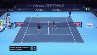 Match Highlight | N.Mektic/W.Koolhof 2 vs 1 J.Melzer/E.Roger Vasselin | Nitto ATP Finals 2020