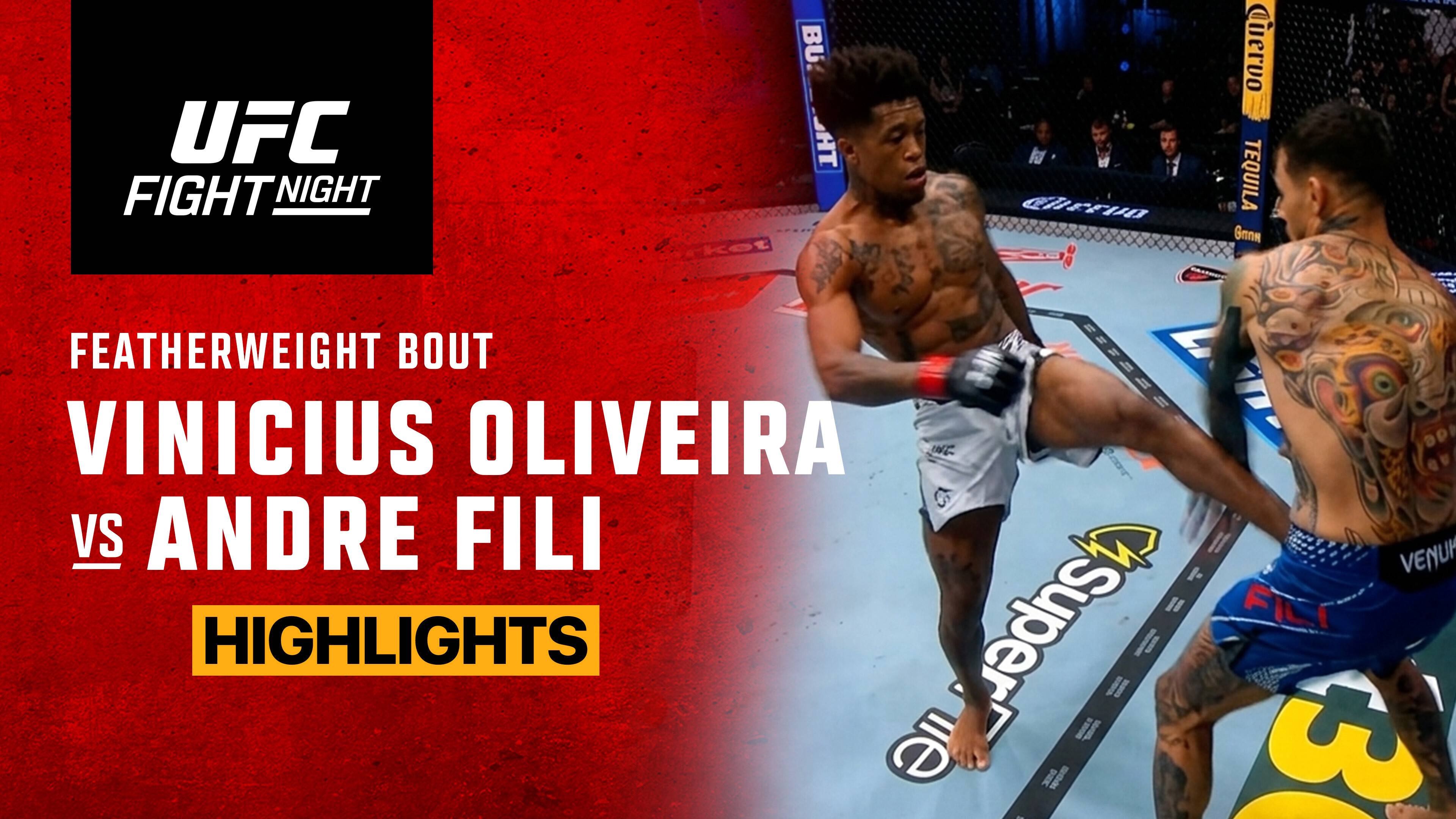Vinicius Oliveira vs Andre Fili - Featherweight | UFC Fight Night