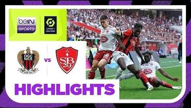 Nice vs Brest - Highlights | Ligue 1 2023/2024