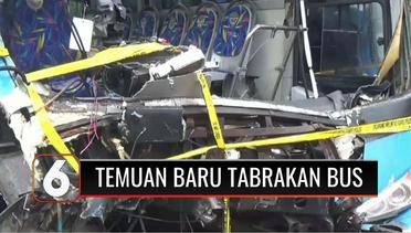 Hasil Olah TKP, Polisi Tak Temukan Upaya Pengereman Bus Transjakarta yang Tabrakan di Cawang | Liputan 6