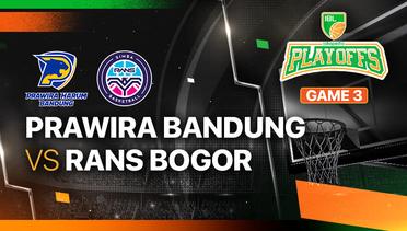 Playoffs - Game 3: Prawira Harum Bandung vs RANS Simba Bogor - Full Match | IBL Tokopedia 2024
