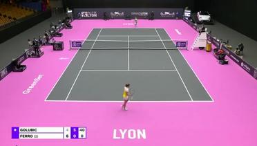 Match Highlights | Viktorija Golubic 2 vs 1 Fiona Ferro | WTA Sens Metropole De Lyon 2021