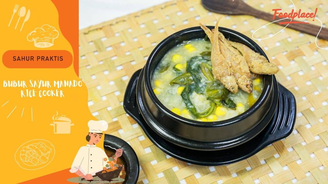 Resep Sahur Bubur Manado Rice Cooker, Praktis Banget! - Kompascom