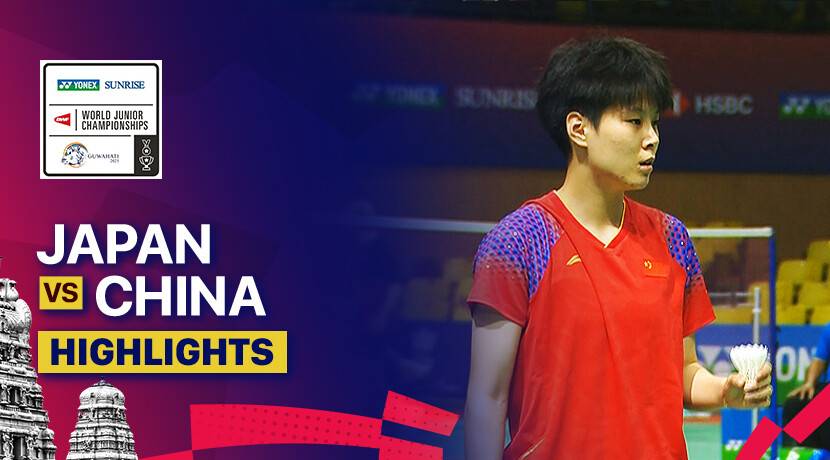 Japan vs China - Semifinal | YONEX SUNRISE BWF World Junior Mixed Team Championships 2025