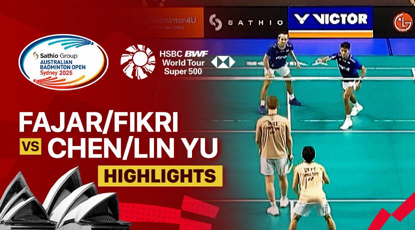 Fajar Alfian/Muhammad Shohibul Fikri (INA) vs Chen Zhi Ray/Lin Yu Chieh (TPE) - Men's Doubles Round of 16 | SATHIO GROUP Australian Open 2025