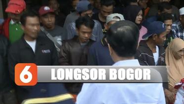Aksi Jokowi saat Tinjau Longsor di Bogor Curi Perhatian