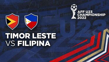 Full Match - Timor Leste vs Filipina | AFF U-23 Championship 2022