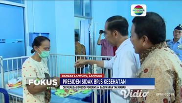 Presiden Jokowidodo Sidak BPJS Di Lampung