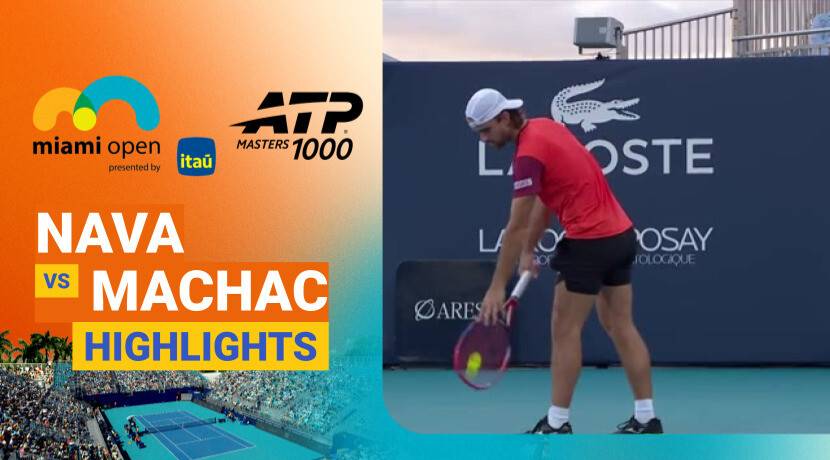 Emilio Nava vs Tomas Machac - Round 1 (Butch Buchholz) | ATP 1000: Miami Open Presented by Itau 2026