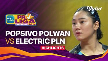 Putri: Jakarta Popsivo Polwan vs Jakarta Electric PLN - Highlights | PLN Mobile Proliga 2024