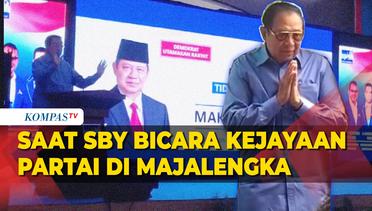 Momen SBY Bicara Kejayaan Partai saat Kampanye di Majalengka, Ungkit Gaji 10 Tahun Tak Naik