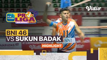Highlights | Jakarta BNI 46 vs Kudus Sukun Badak | PLN Mobile Proliga Putra 2022