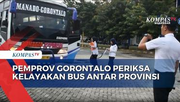 Pemprov Gorontalo Periksa Kelayakan Bus Antar Provinsi
