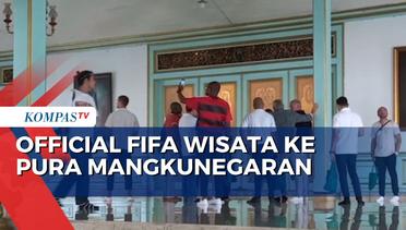 Sejumlah Official FIFA Kunjungi Pura Mangkunegaran Solo