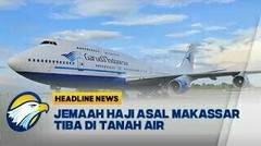 Jemaah Haji Asal Makassar Tiba di Tanah Air
