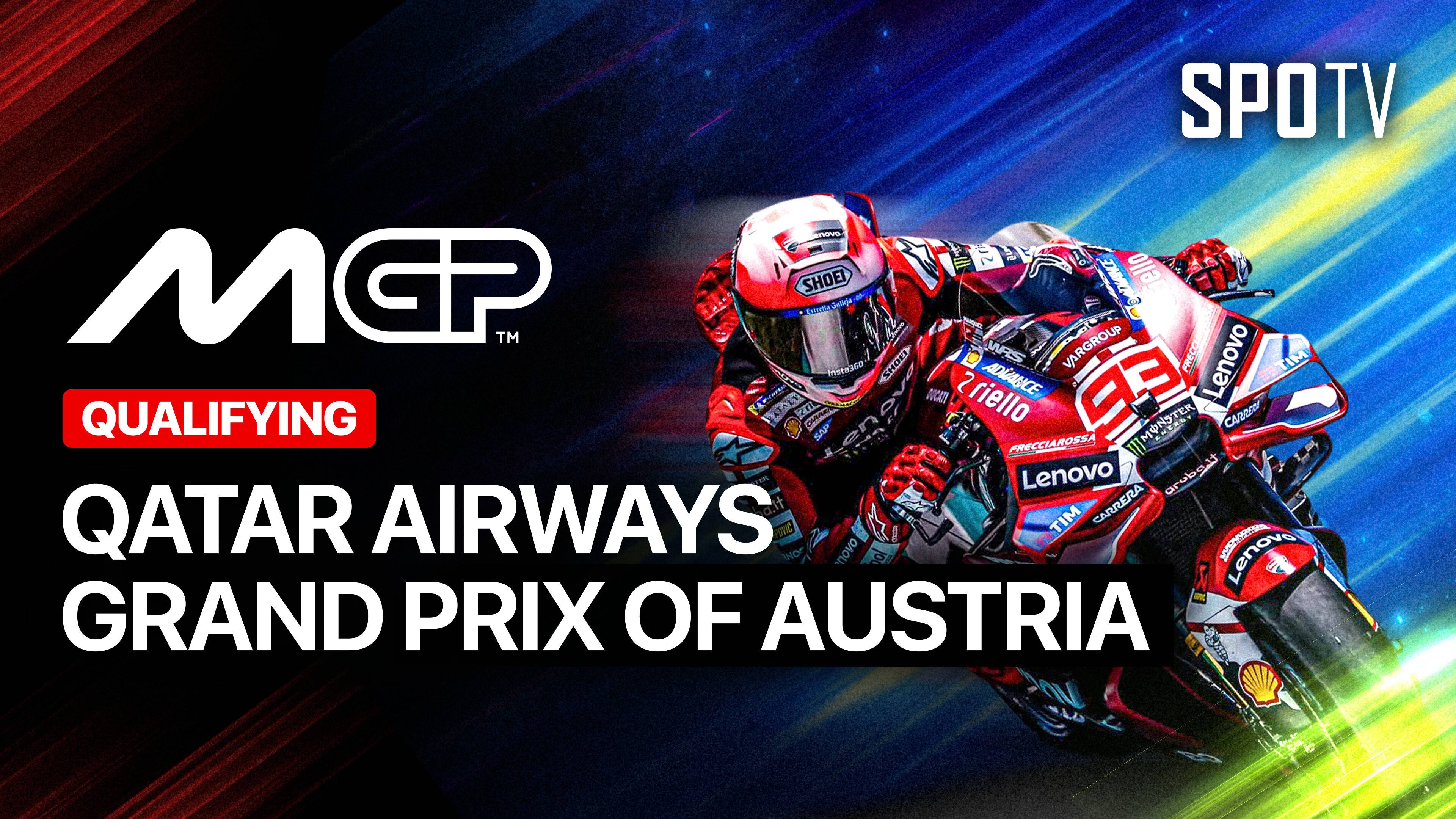 MotoGP Qualifying: Qatar Airways Grand Prix of Austria - MotoGP 2026 Round 15