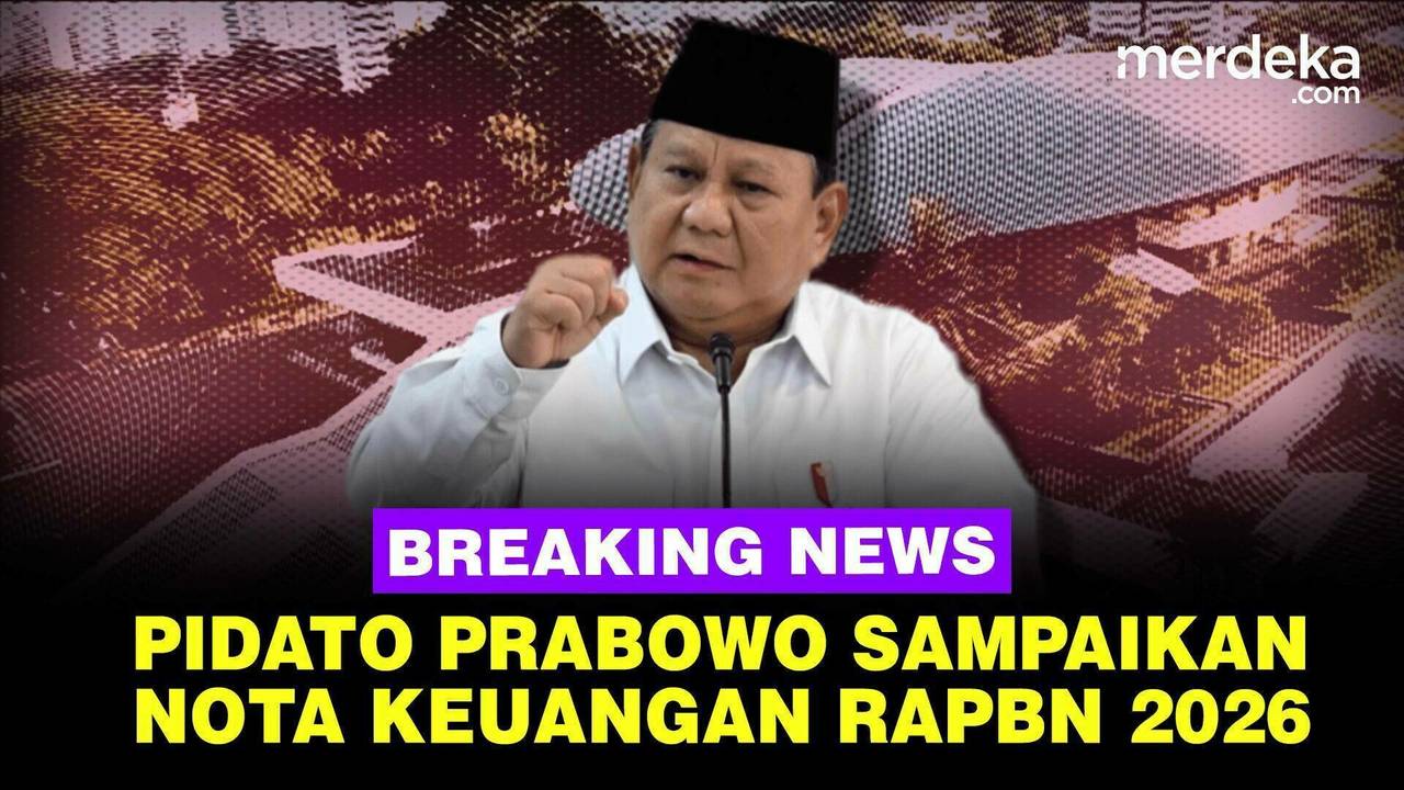 Pidato Presiden Prabowo Sampaikann Nota Keuangan RAPBN 2026 di DPR