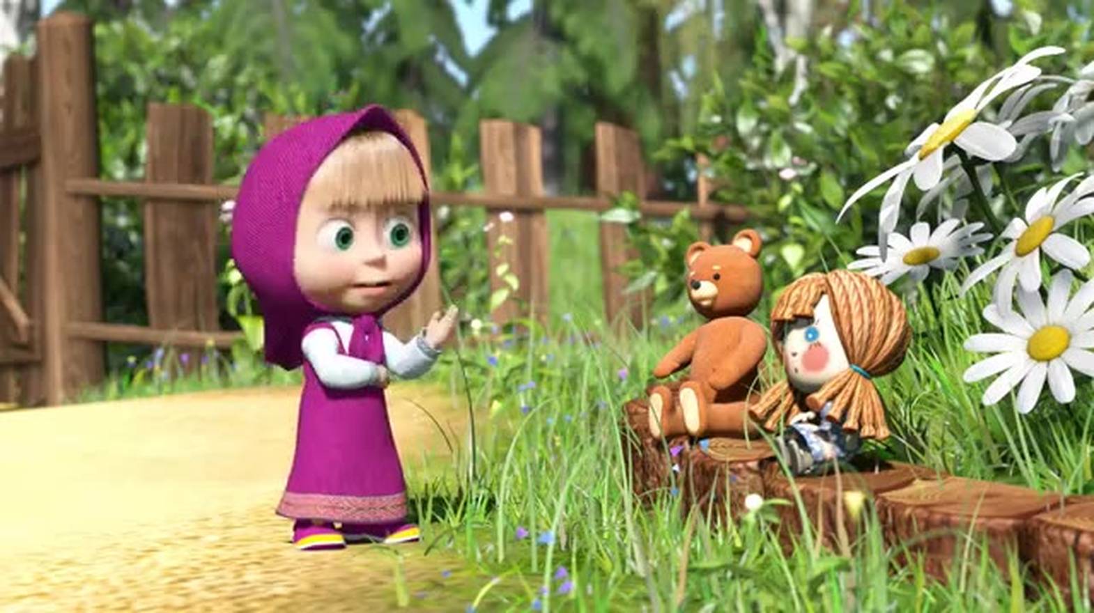 Masha's Tales - Ep 04 - Red Riding Hood (2012) | Vidio