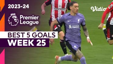5 Gol Terbaik | Matchweek 25 | Premier League 2023/24
