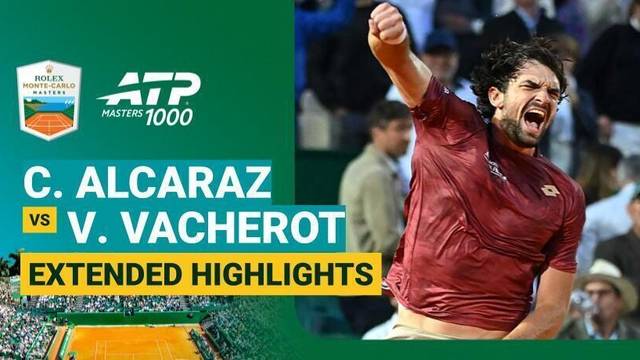 Carlos Alcaraz vs Valentin Vacherot - Extended Highlight | ATP 1000: Rolex Monte-Carlo Masters 2026