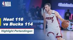 Match Highlight | Miami Heat 116 vs 114 Milwaukee Bucks | NBA Playoff Season 2019/20
