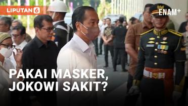 Ditanya Lagi Sakit, Jokowi: Wajah Sehat Gini