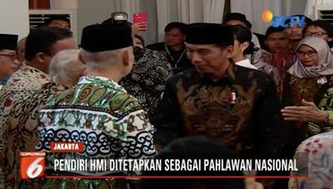 Presiden Jokowi Berikan Gelar Pahlawan Nasional untuk Pendiri HMI -Liputan 6 Pagi