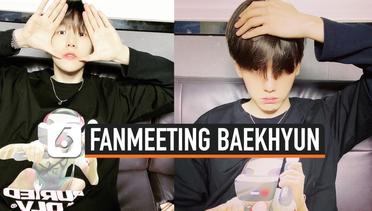 Baekhyun EXO Gelar Fanmeeting 13 Juni