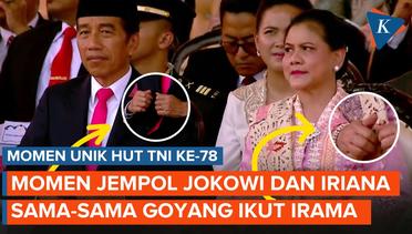 Joget Tipis-Tipis Ala Jokowi dan Iriana di HUT TNI