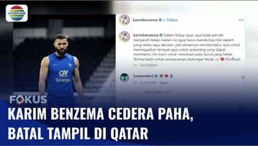 Cedera Paha, Karim Benzema Batal Perkuat Skuad Prancis di Piala Dunia 2022 Qatar | Fokus