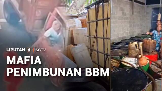 Polisi Bongkar Praktik Penimbunan BBM, Delapan Ribu Liter Solar Disita | Liputan 6