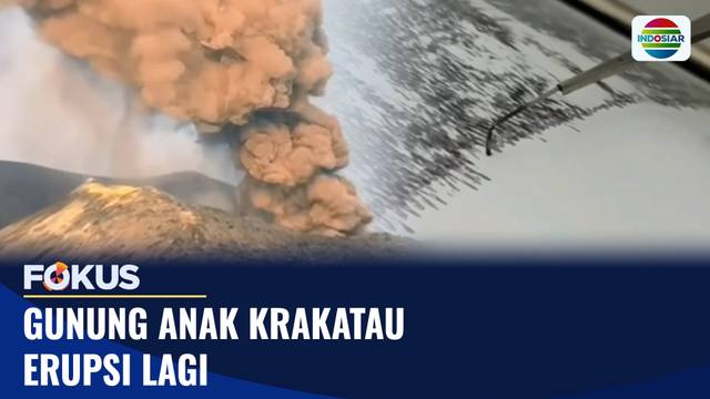 Gunung Anak Krakatau Erupsi Lagi | Fokus