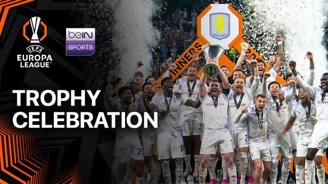Aston Villa Trophy Celebration | UEFA Europa League 2025/26