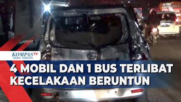 4 Mobil dan 1 Bus Terlibat Kecelakaan Beruntun di Klaten