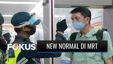 Intip Persiapan New Normal di Stasiun MRT Bundaran HI
