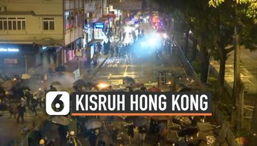 Hong Kong Ricuh, Demonstran Bakar Pagar Kampus