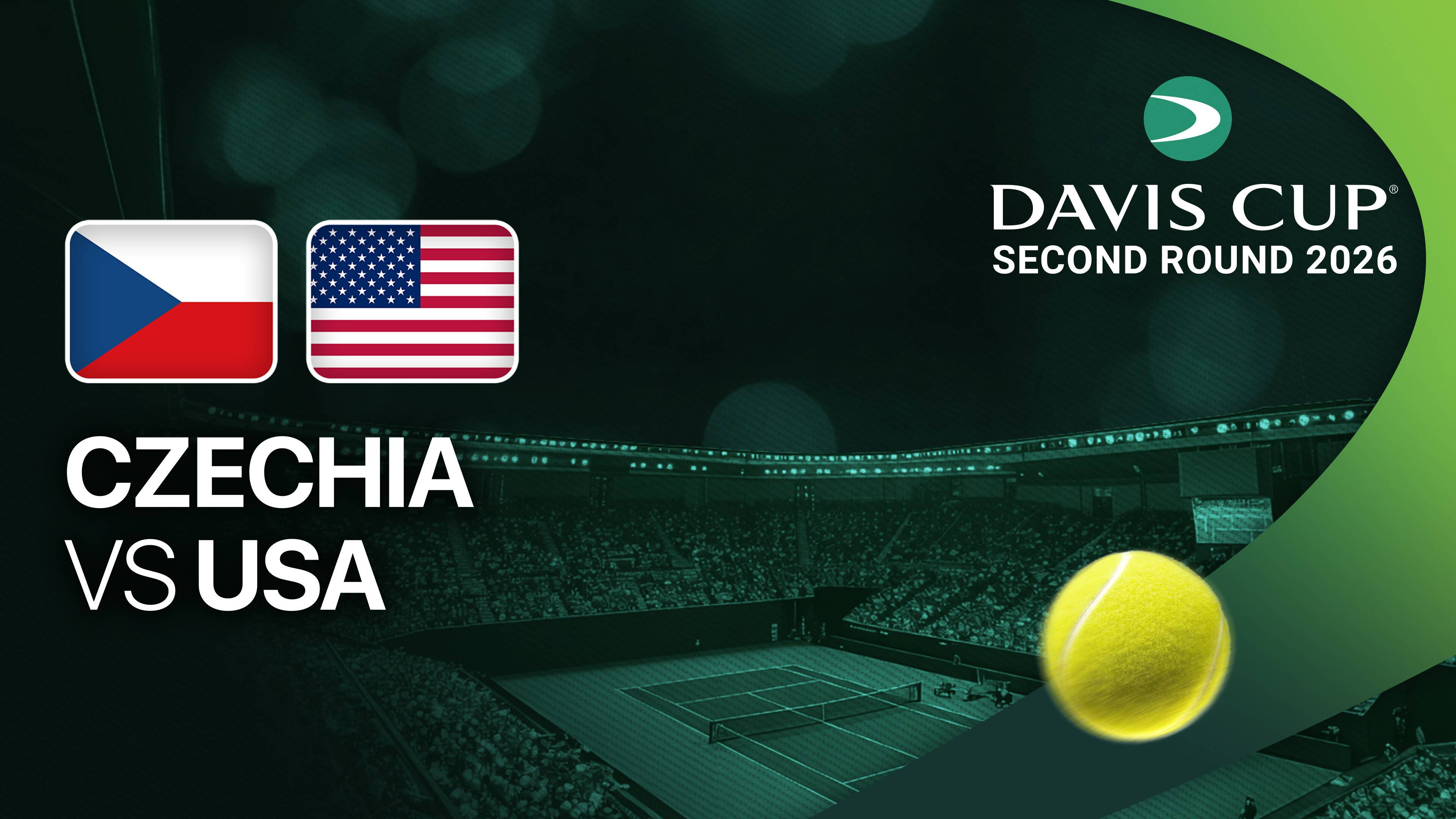 Czechia vs USA - Davis Cup Qualifiers Second Round 2026