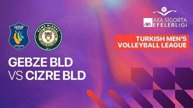 Gebze Bld vs Cizre Bld - Full Match | Turkish Men's Volleyball League 2025/26