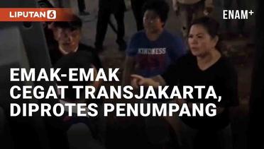 Viral Emak-Emak Bermobil Cegat TransJakarta, Diprotes Penumpang
