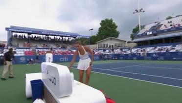 Marta Kostyuk vs Caroline Garcia - Highlights | WTA Mubadala Citi DC Open 2023