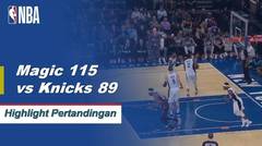 NBA | Cuplikan Hasil Pertandingan : Magic 115 vs Knicks 89