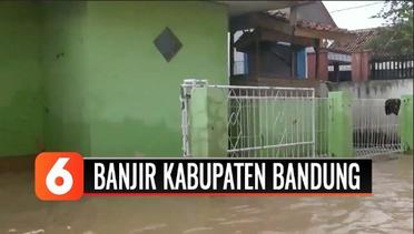 Sungai Citarik Meluap, Ratusan Rumah Warga di Bandung Terendam Banjir