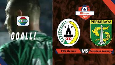 GOOLLL!!! Sontekan YHEVEN-PSS Mampu Menyamakan Kedudukan 1-1 | PSS Sleman vs Persebaya - Shopee Liga 1