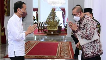 Presiden Jokowi Menerima Ketua dan Anggota KPU, Istana Merdeka, 30 Mei 2022