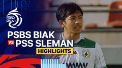 PSBS Biak vs PSS Sleman - Highlights | BRI Liga 1 2024/25