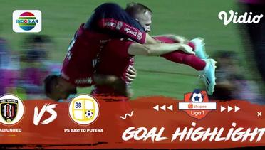 Bali United (3) vs (2) Barito Putera - Goal Highlights | Shopee Liga 1