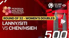 Lanny Tria Mayasari/Siti Fadia Silva Ramadhanti (INA) vs Cheng Su Yu/ Yi En Hsieh (TPE) - Women's Doubles Round of 32 | Perodua Malaysia Masters 2025