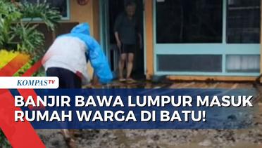 Air Banjir Bercampur Lumpur Masuk Rumah dan Ganggu Aktivitas Warga Kota Batu Jatim!